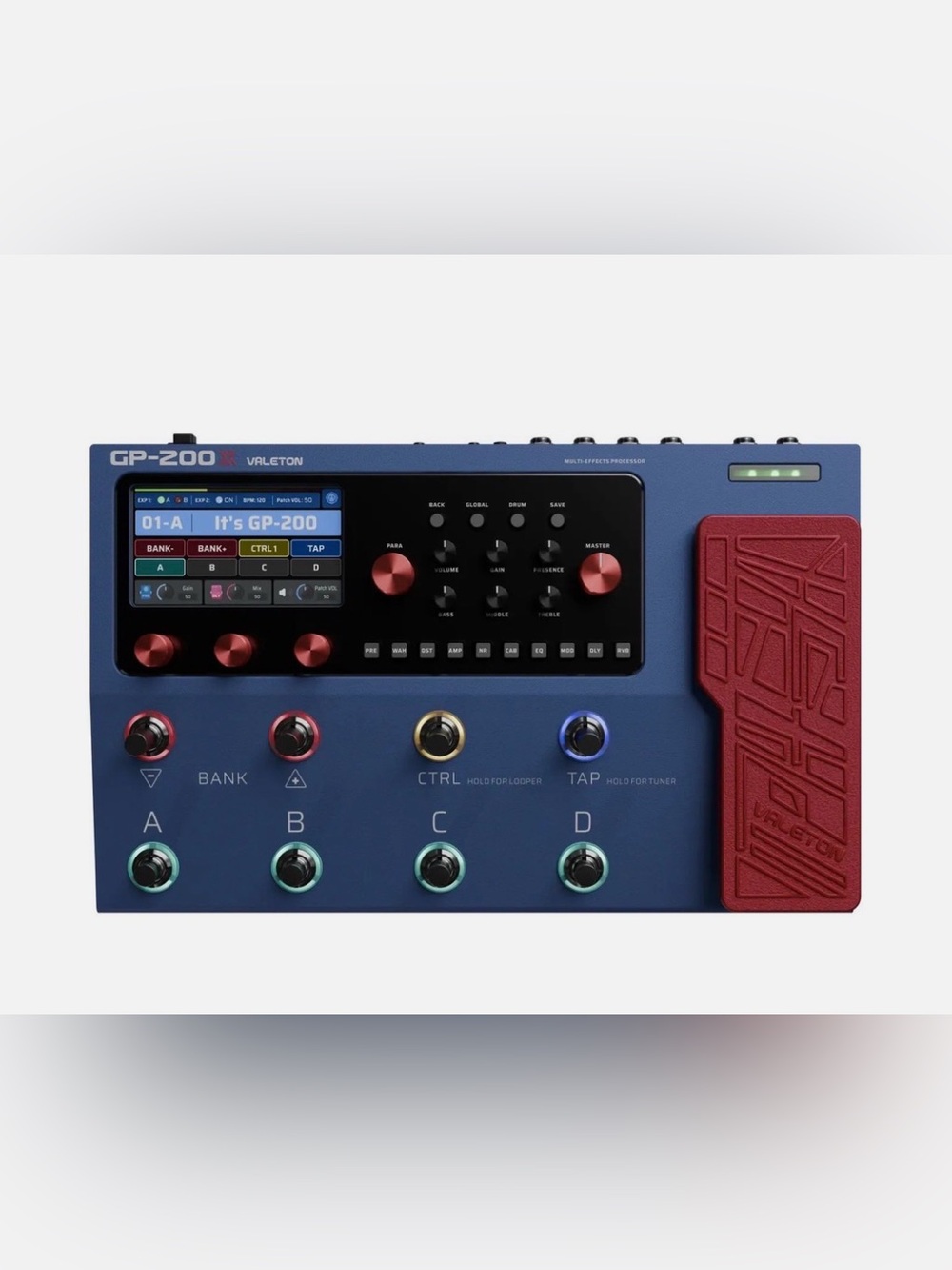 Valeton GP-200X Multi-Effects Processor Pedal 10th Anniversary Special Edition